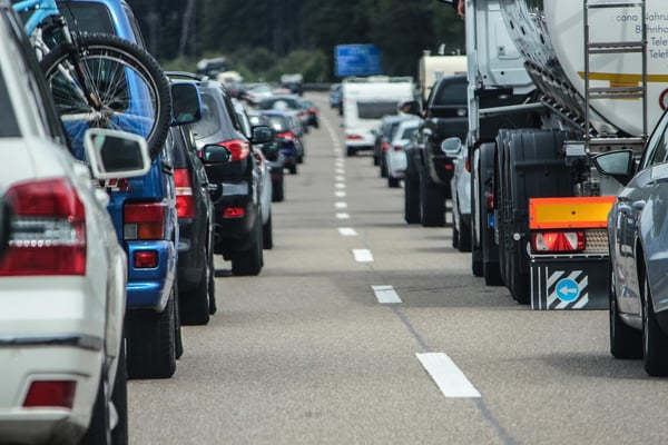 Crowded highway