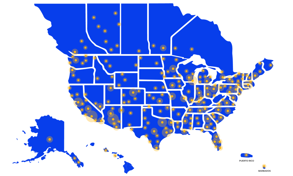 RTA Customers Map-1