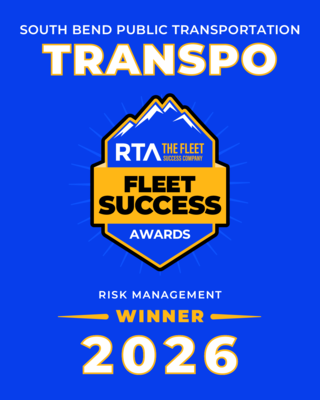RTA Fleet Success Award Winner 2026 - TRANSPO