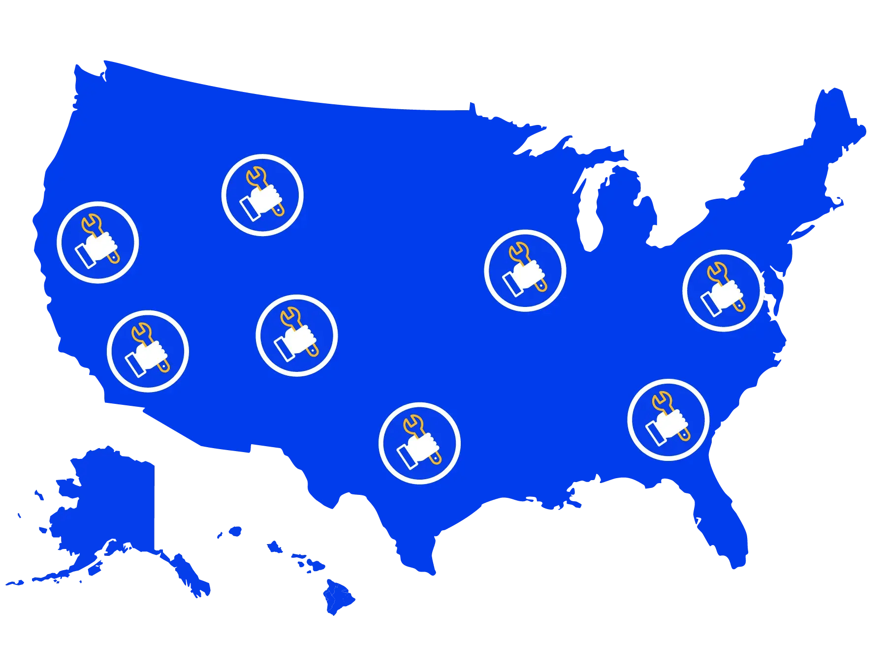 RTA Multiple Shop Locations Map